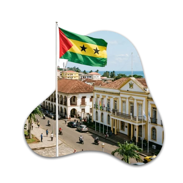 Sao Tome Flag webp